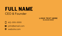 Modern Business Company Business Card Design