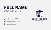 Blue Cube Storage  Business Card