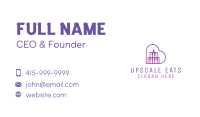 Gradient Purple Heart Pianist Business Card Image Preview