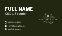 Natural Leaf Boutique Business Card Design