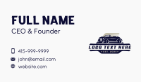 Retro Car Garage Business Card