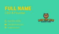 Owl Gaming Mascot Business Card Design