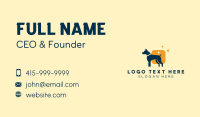 Dog Square Veterinary Business Card