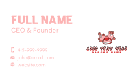 Floral Baby Pacifier Business Card