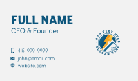 Home Lightning Power Energy Business Card Design