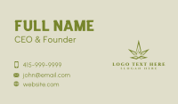 Infinite Spiral Cannabis Business Card