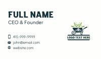 Wheelbarrow Landscaping Garden Business Card Design