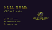 Dinosaur Lizard Shield Business Card