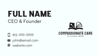 Black Quill Pen Writer Business Card Design