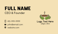 Herbal Hot Coffee Business Card