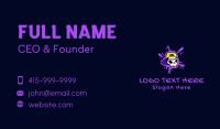 Paint Splatter Skull Graffiti  Business Card