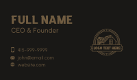 Vintage Roofing Badge Business Card