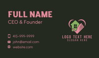 House Hand Charity Business Card Design