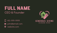 House Hand Charity Business Card Image Preview