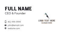 Paintbrush Home Renovation Painting Business Card