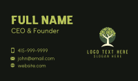 Natural Wellness Tree Business Card