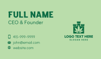 Green Cannabis Castle  Business Card