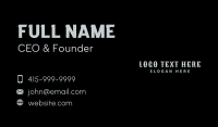 Tall Urban Punk Business Card