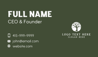 Organic Tree Garden Business Card