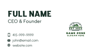 Garden Yard Lawn Mower Business Card Design