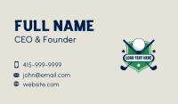 Golf Club Ball Business Card