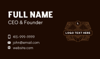 Deluxe Art Deco Business Card