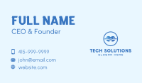 Abstract Tech Circuit Business Card