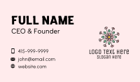 Spring Flower Pattern  Business Card