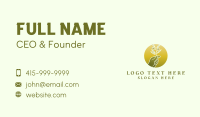 Nature Olive Leaf Business Card