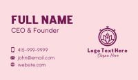 Lotus Spa Time  Business Card