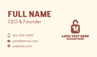 Red Meat Lock Business Card