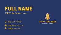 Roman Warrior Helmet Business Card