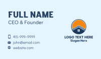Home Realtor Emblem  Business Card