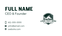 Gardening Lawn Mower Business Card