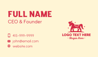 Horse Mane Business Card example 1