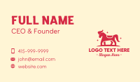 Star Horse Pony Business Card