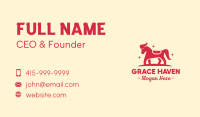 Star Horse Pony Business Card