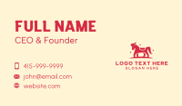 Star Horse Pony Business Card