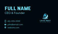 House Water Droplet Business Card