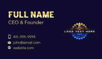 Laser Engrave Fabrication Business Card Design