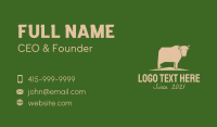 Yak Business Card example 2