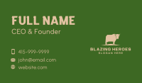 Brown Farm Cow  Business Card Image Preview