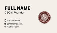 Wood Log Firm  Business Card