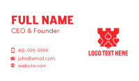 Tower Card Symbols Business Card