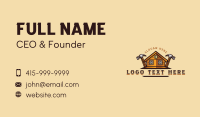 Hammer Carpentry Builder Business Card