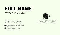 Beauty Hair Bun Business Card