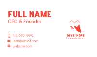 Love Hand Support Group Business Card Image Preview