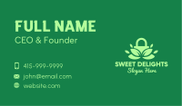 Green Eco Security Lock Business Card