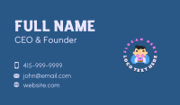 Cute Donut Kid Business Card