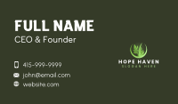 Grass Plant Landscaping Business Card